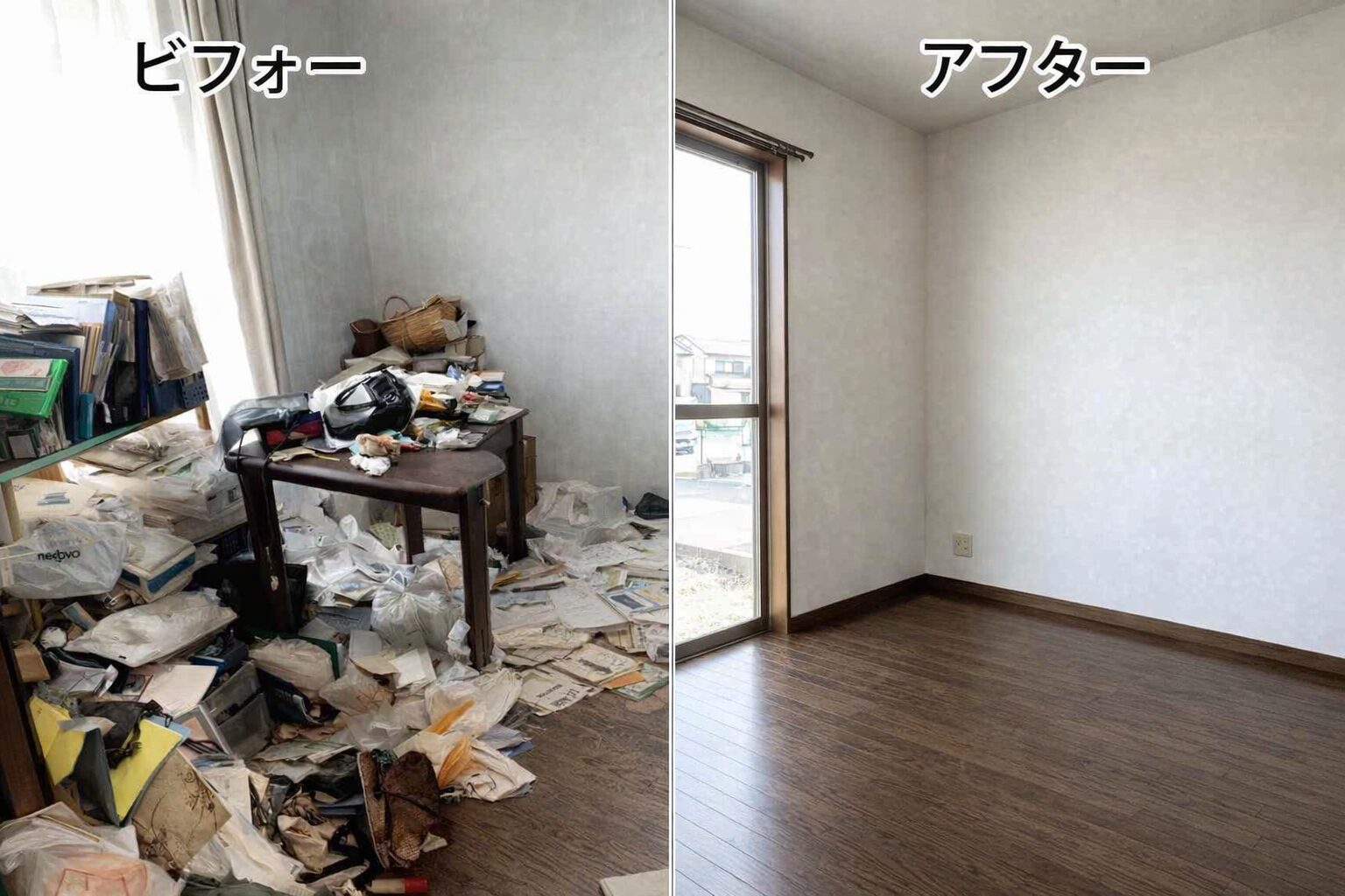 【作業事例】文京区での特殊清掃・遺品整理（2DK・孤独死現場の対応）